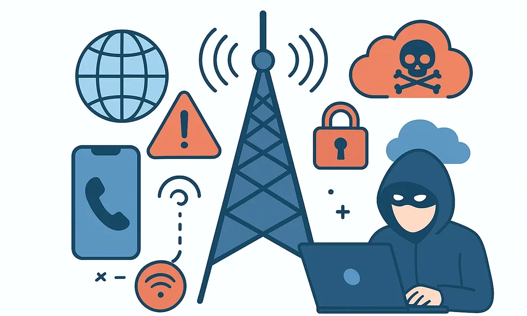 Cyberangrepp mot telekom ökar