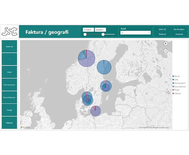 Fakturaanalys geografisk försäljningsanalys Fakturaanalys geografisk försäljningsanalys